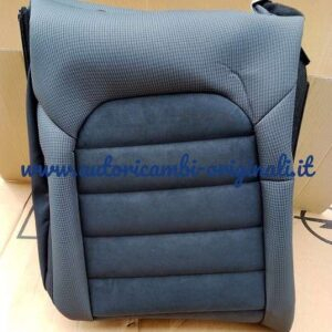5G0885805EJNHI rivestimento schienale sedile anteriore tessuto-alcantara per Volkswagen Golf 7 3 porte, nuovo e originale