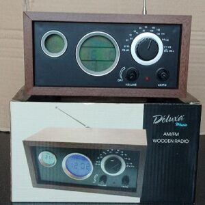 Radiolina in legno portatile a batterie