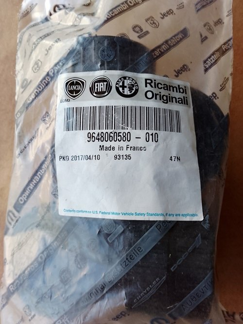 Tappo vaschetta/serbatoio olio servosterzo per Fiat Scudo, Ulisse e Lancia Phedra, originale 9648060580